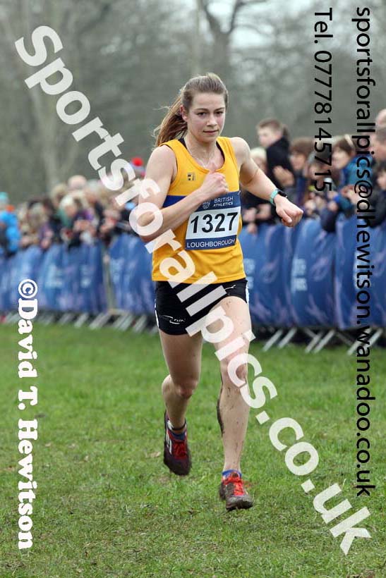 Senior womens Inter Counties Cross Country, Prestwold Hall, Loughborough. Photo: David T. Hewitson/Sports for All Pics